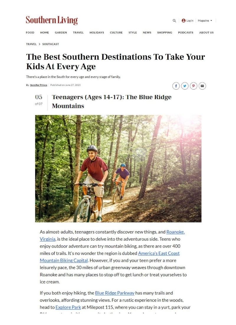 Virginia Blue Ridge Southern Living
