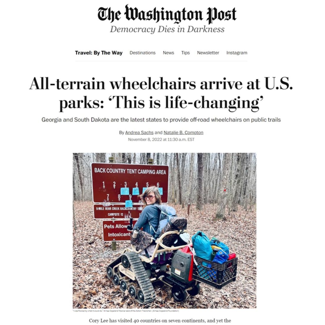 Washington Post GA State Parks